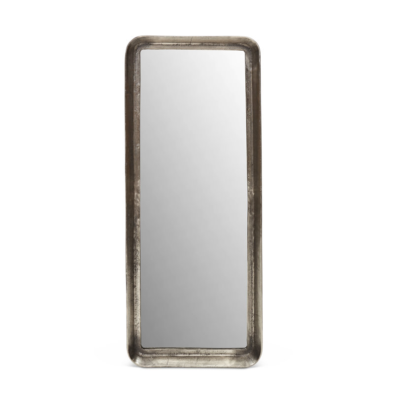 Vinod Wall Mirror, Vintage Silver