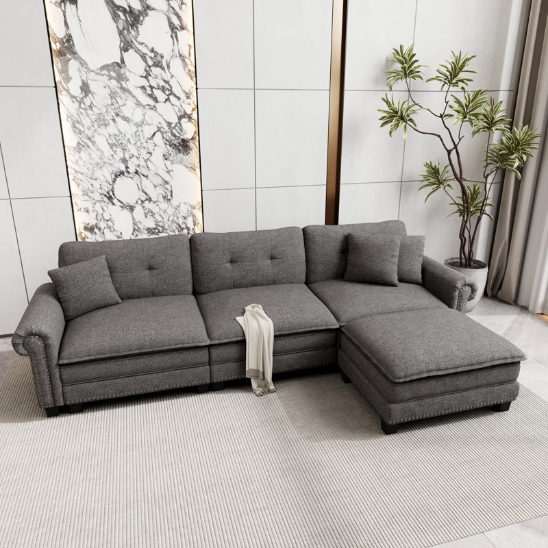 Sectional, Grey