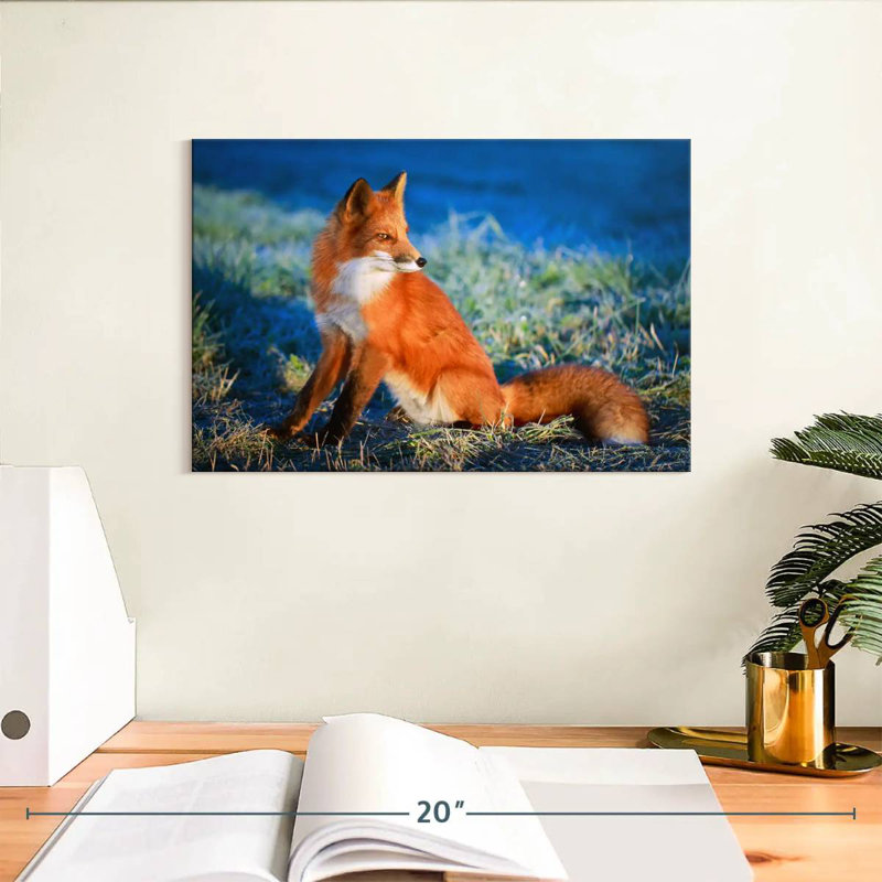 Brampt Regal Red Fox, 8" H x 12" W