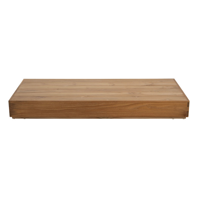 4 pc Pacific Teak Deep Seating Set with 72" Coffee Table, Granite