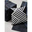 Fawne Striped Square Cushion