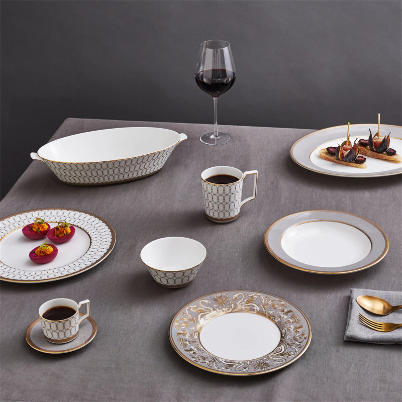 Renaissance Gray 10.76" Dinner Plate