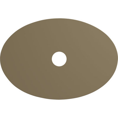 Médaillon de plafond valse Endurathane, l 21 1/4 po x H 17 3/8 po x P 1 po (convient aux auvents jusqu'à 4 1/2 po), finition bronze peinte à la main