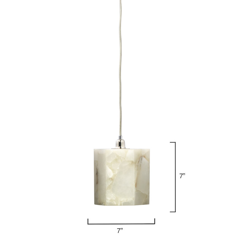 Luminaire suspendu cylindrique à 1 lumière Florinela