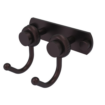 Mercury 2 Position Wall Mounted Robe Hook