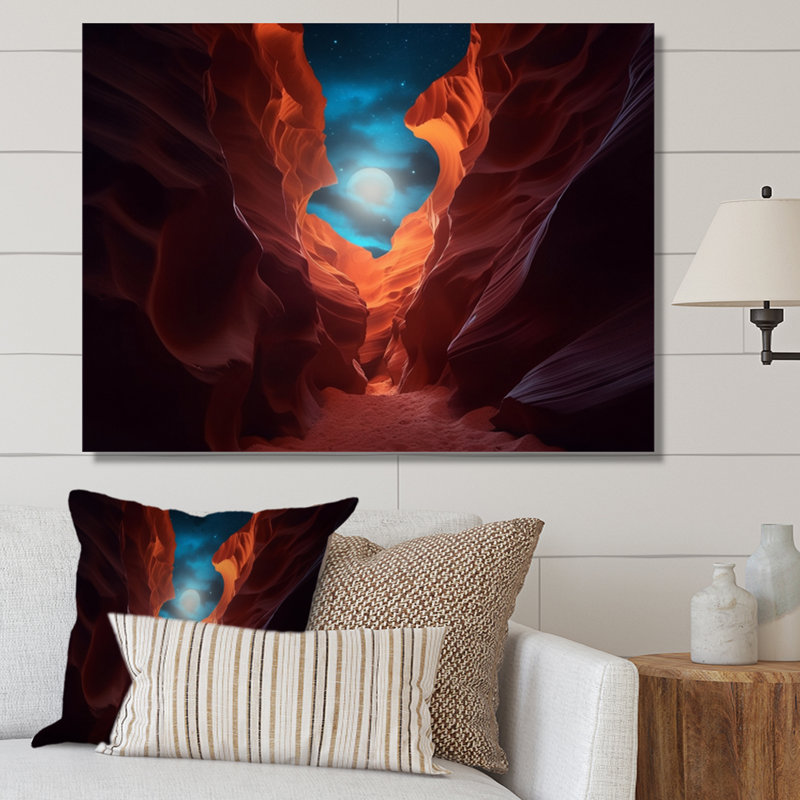 Magical Lower Canyon I sur impression sur toile, 34" H x 44" W, Toile tendue