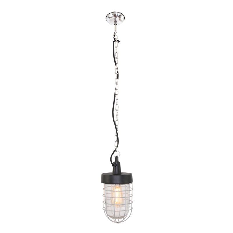 Ginder 1 - Light Black Jar Pendant