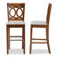 Tabouret de bar en bois massif 28,3 po Rueda-2042587929-2042587934