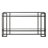 Uriel 52'' Glass Console Table-619699142