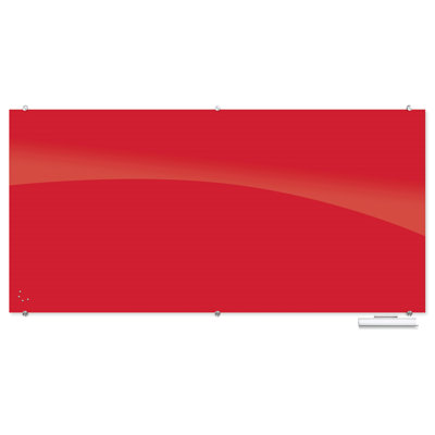Tableau effaçable mural en verre Visionary