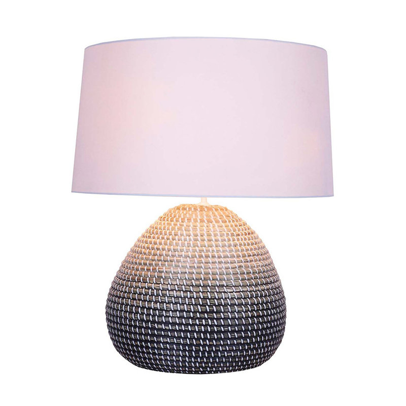 Lampe de chevet 22 po, Noir dégradé