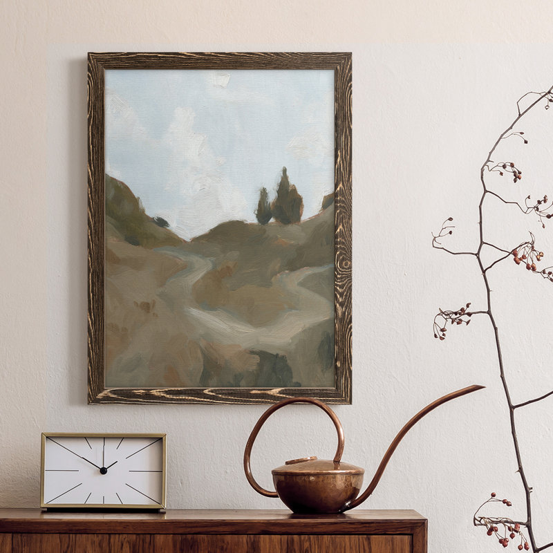 Toile encadrée West Trail Randonnée III de qualité supérieure - prête à être accrochée, H 28 po x l 38 po x P 1 po