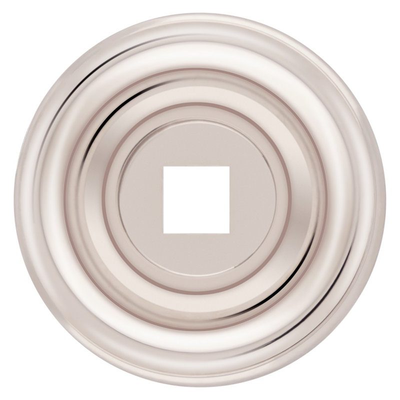 4902 Knob Back Plate, Polished Nickel