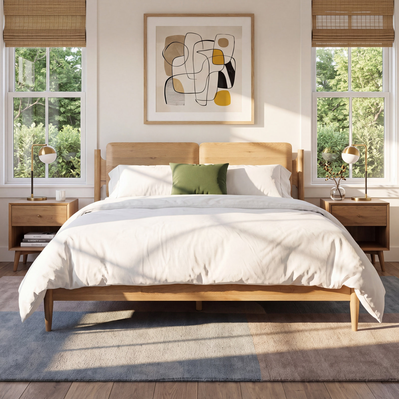 Zendra Oak Bed