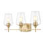 Meuble-lavabo 3 lumières en laiton bruni 21,75 po Cloria-2032403893-2032403894