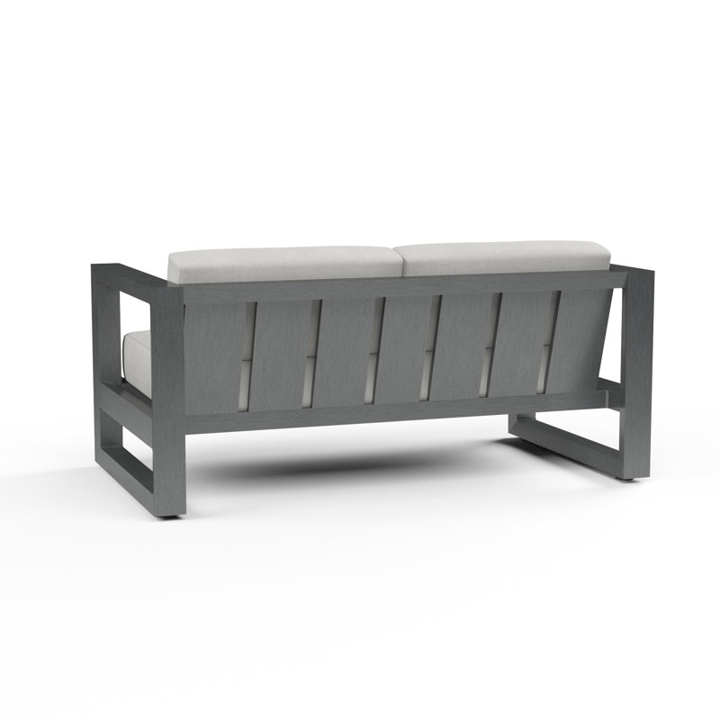 Redondo Outdoor 3 - Seat Patio Sofa, Cast Silver Sunbrella®, 2