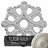Endurathane Angel Ceiling Medallion, 20 7/8"OD x 3 5/8"ID x 1"P (Fits Canopies up to 4 3/8"), Hand-Painted Flash Gold Finish-28581024