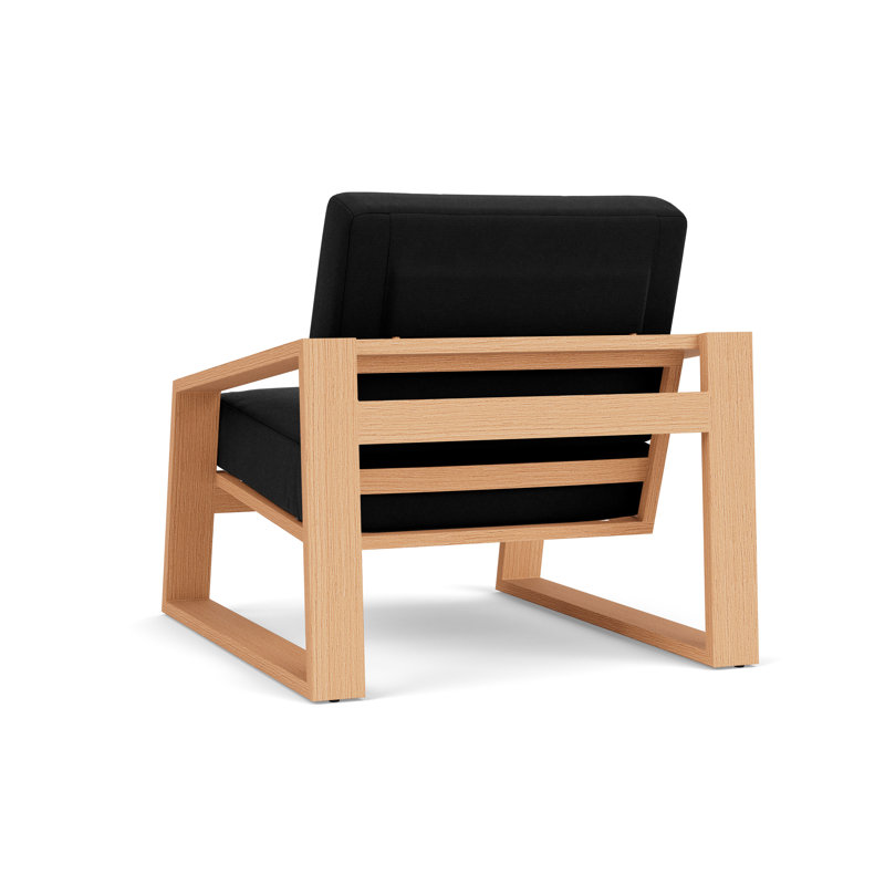 Outdoor Armchair, Canvas Black