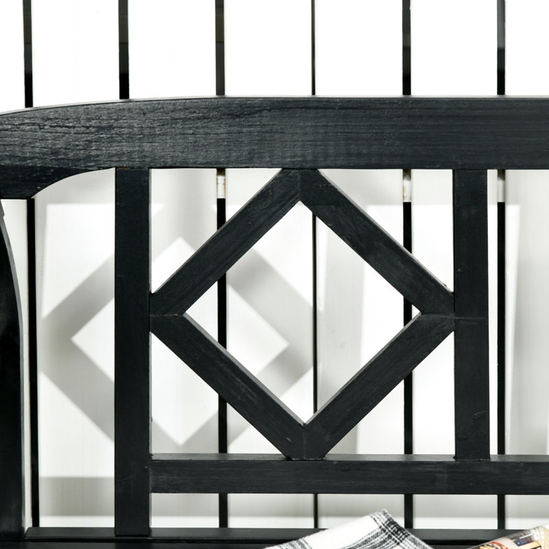 Chaise de jardin rustique Black Garden
