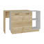 Îlot de cuisine polyvalent avec rangement abondant et design élégant-677583405