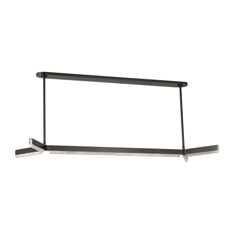 Linea LED Chandelier, Bronze