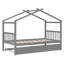 Lit simple en bois avec lit gigogne simple-536131636-536131637