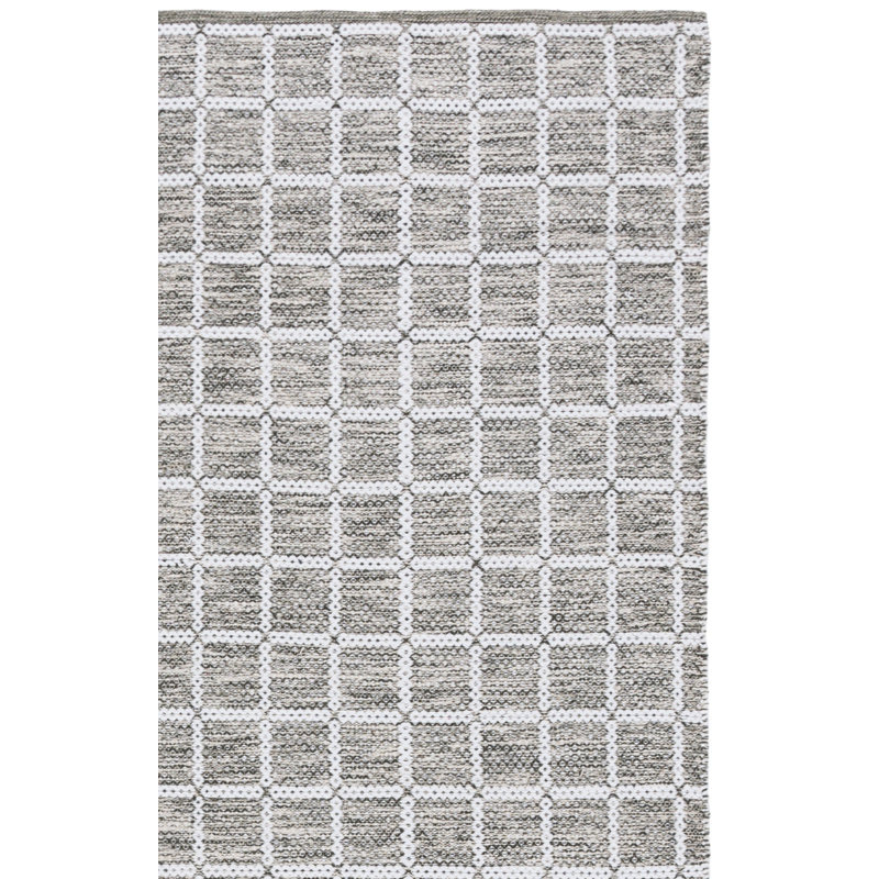 Tapis vert / ivoire Navera 977, Tapis de couloir 2 pi 3 po x 8 pi