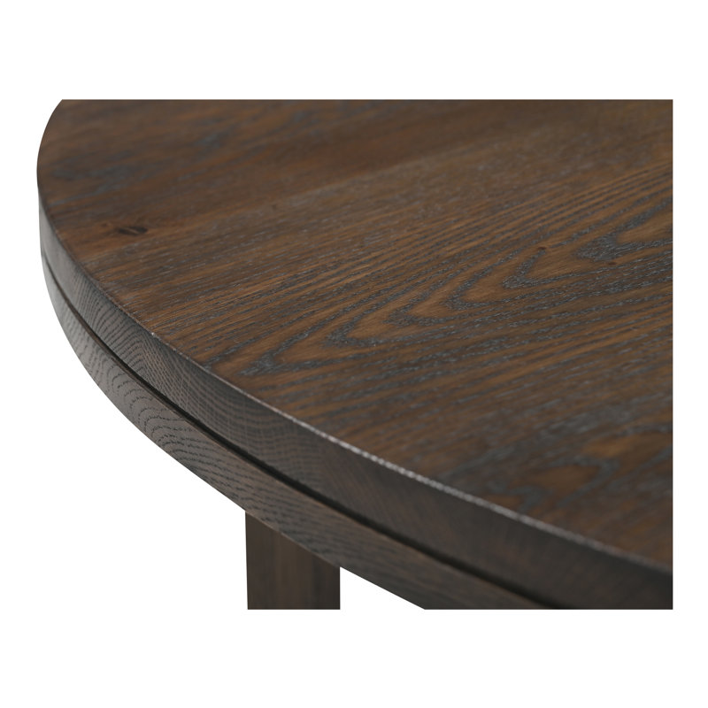 Joel Solid Wood Coffee Table, Dark Brown