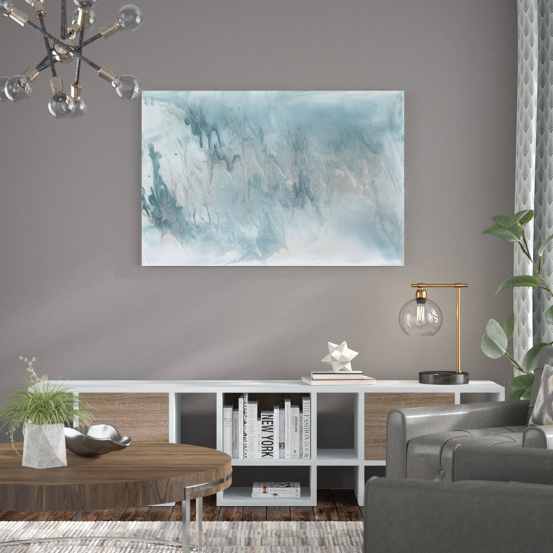 Cirrus II par Studio W - peinture sur toile tendue, H 32 po x l 48 po