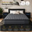 Matelas hybride de 30 cm (12 po), isolation des mouvements et refroidissement, fermeté moyenne-117480880