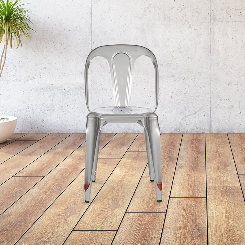 Chaise d'appoint Marais, Argent flash