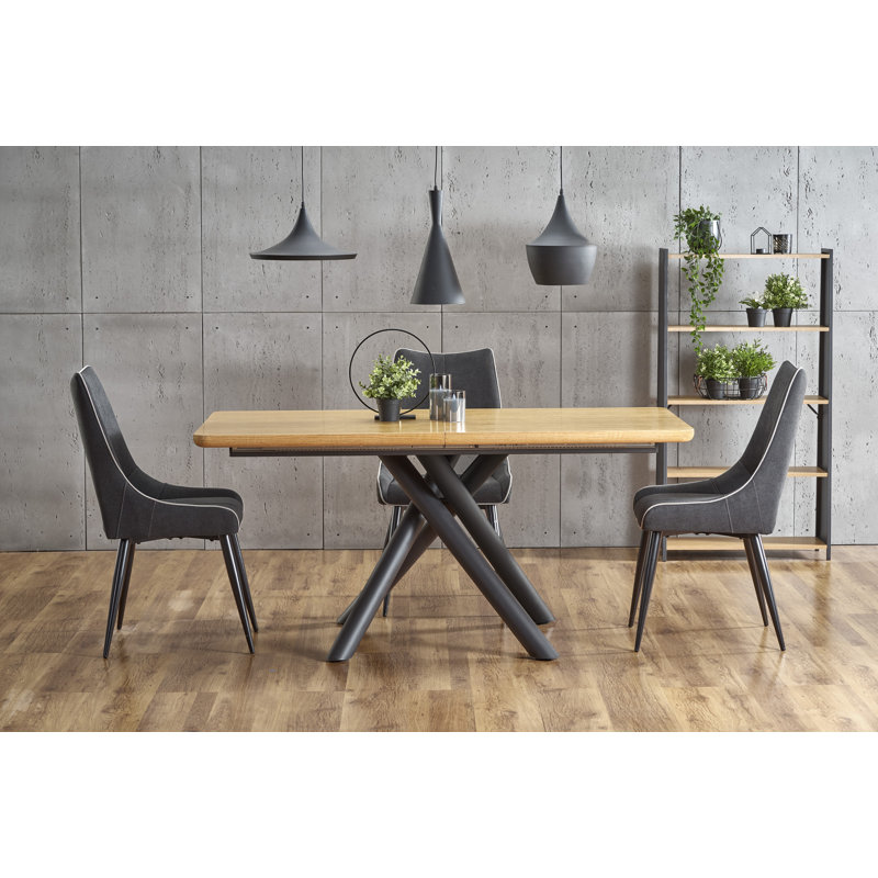 Adylenne Metal Base Dining Table