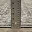 Tapis oriental rectangulaire en polyester tissé à la machine beige / gris Emerence-768477084