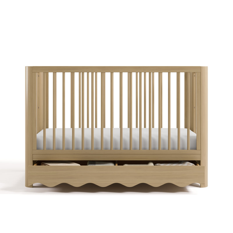 Casablanca 5-In-1 Convertible Crib With Mattress, Driftwood