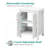 24'' Single Bathroom Vanity with Manufactured Wood Top-93645183