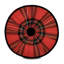 Holiday Traditional Circular Pillow Cover & Insert