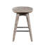 Tabouret de bar pivotant en bois massif Clithoe 31 po-1967071436-1937972470