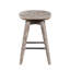 Tabouret de bar pivotant en bois massif Clithoe 31 po-1967071436-1967071427