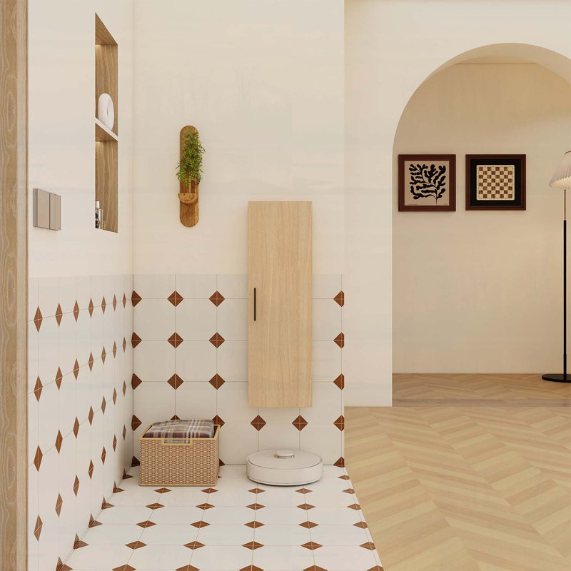 Wall-Mounted Single Door Design Cabinet