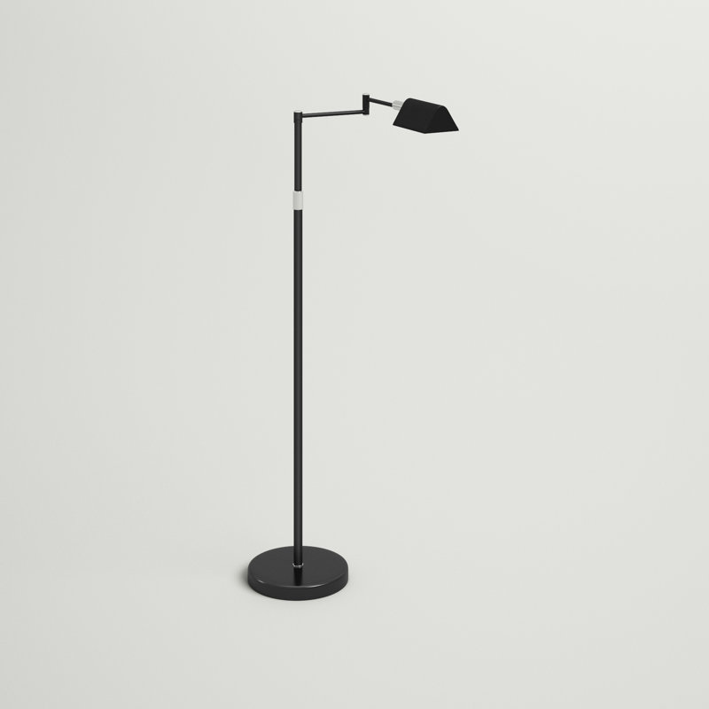 Hovey 50.25'' LED Task Floor Lamp, Black
