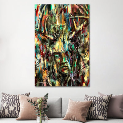 Villain 1 Piece Wrapped Canvas Wall Art