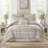 Perryn Neutral Vintage Jacquard 7-Piece King Comforter Set-123553347-123553346