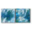 Rush Tide I - Ensemble de 2 reproductions sur toiles tendues-1075388295