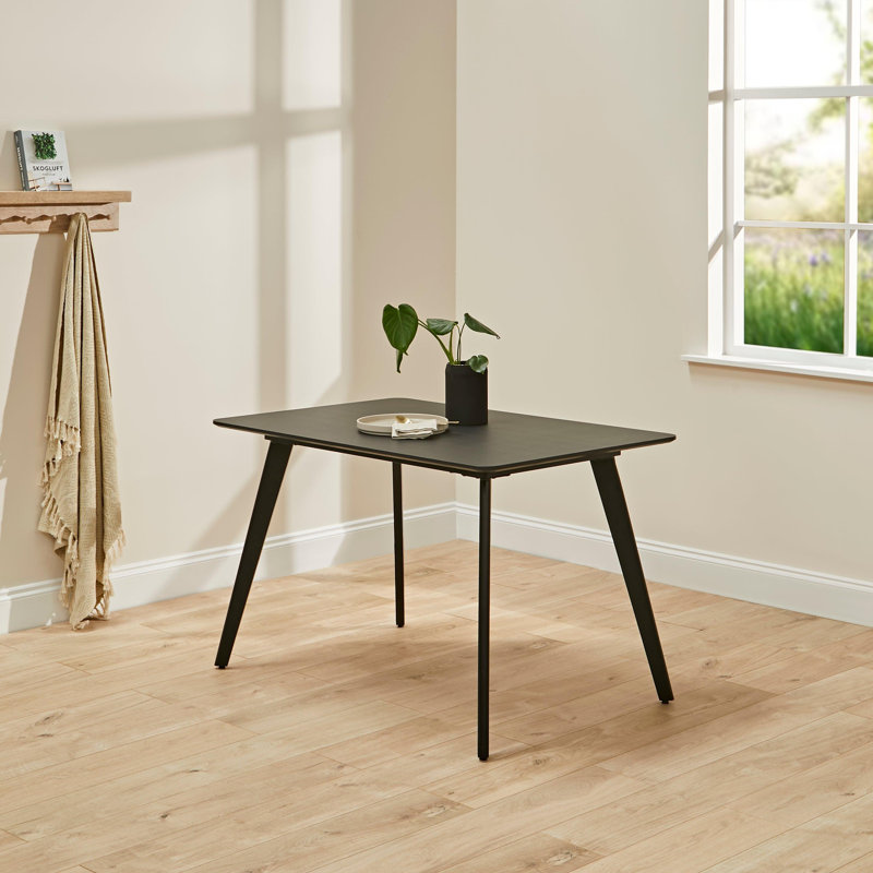 Kayleigh Dining Table, Pitch Black
