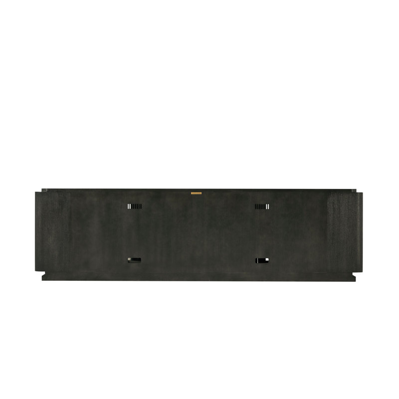 Repose Media Console, Charcoal Oak