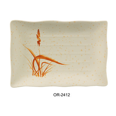  Orchis Rectangular Melamine Dinner Plate