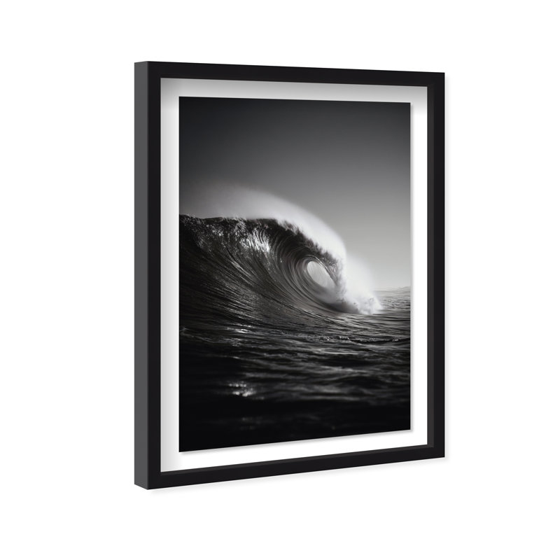 Tectonic Flow II Print by Oliver Gal, 37.5"H x 25.5"W, Black Shadowbox