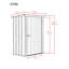 Remise de patio Spacemaker, 4 x 3-86756084