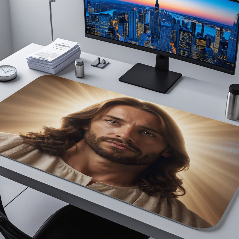 Polyester Desk Pad, 31.5x15.5