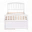 Lit rangement en bois massif avec 6 tiroirs-1831931339